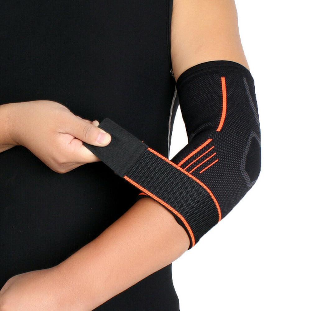 Elbow Support Brace Tennis Golfer GYM Arthritis Arm sleeve Wrap Bandage Sleeve - Image 3