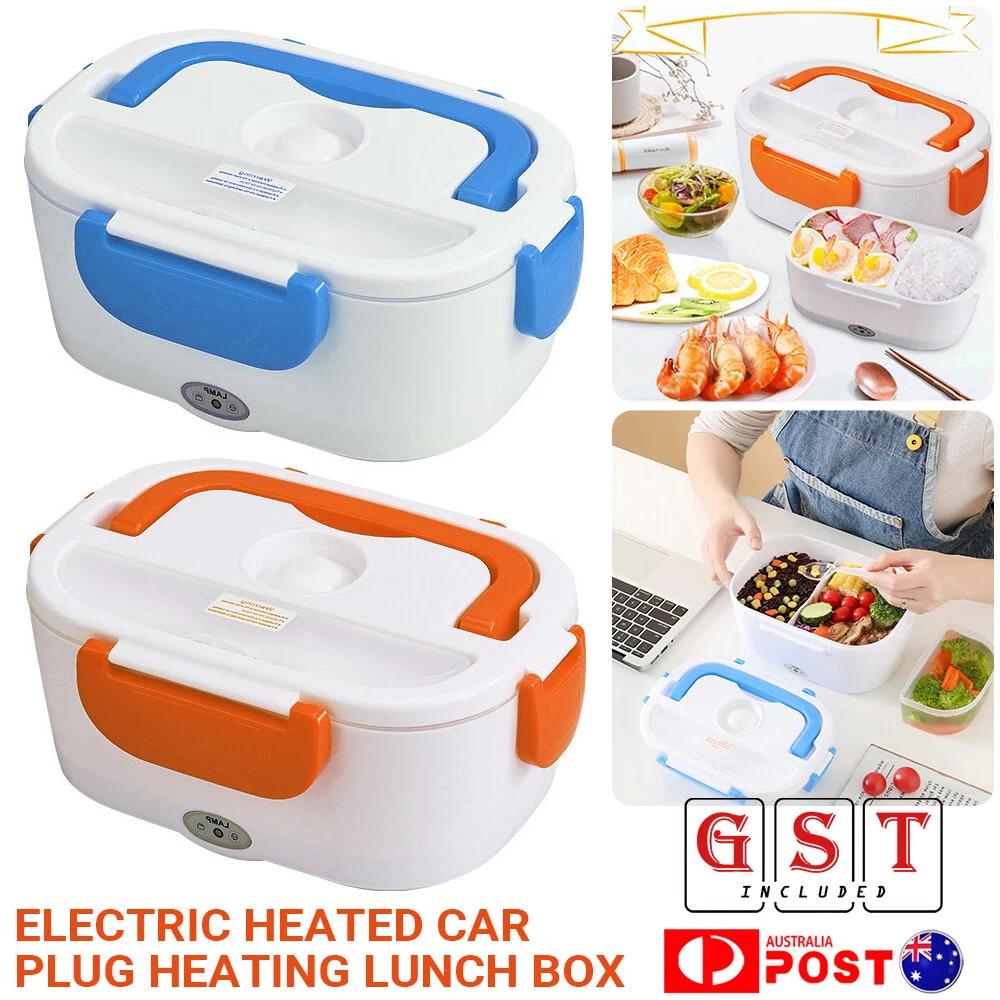 Electric Heated Lunch Box Car Plug Heating Bento Food Warmer Portable 12V-24V AU