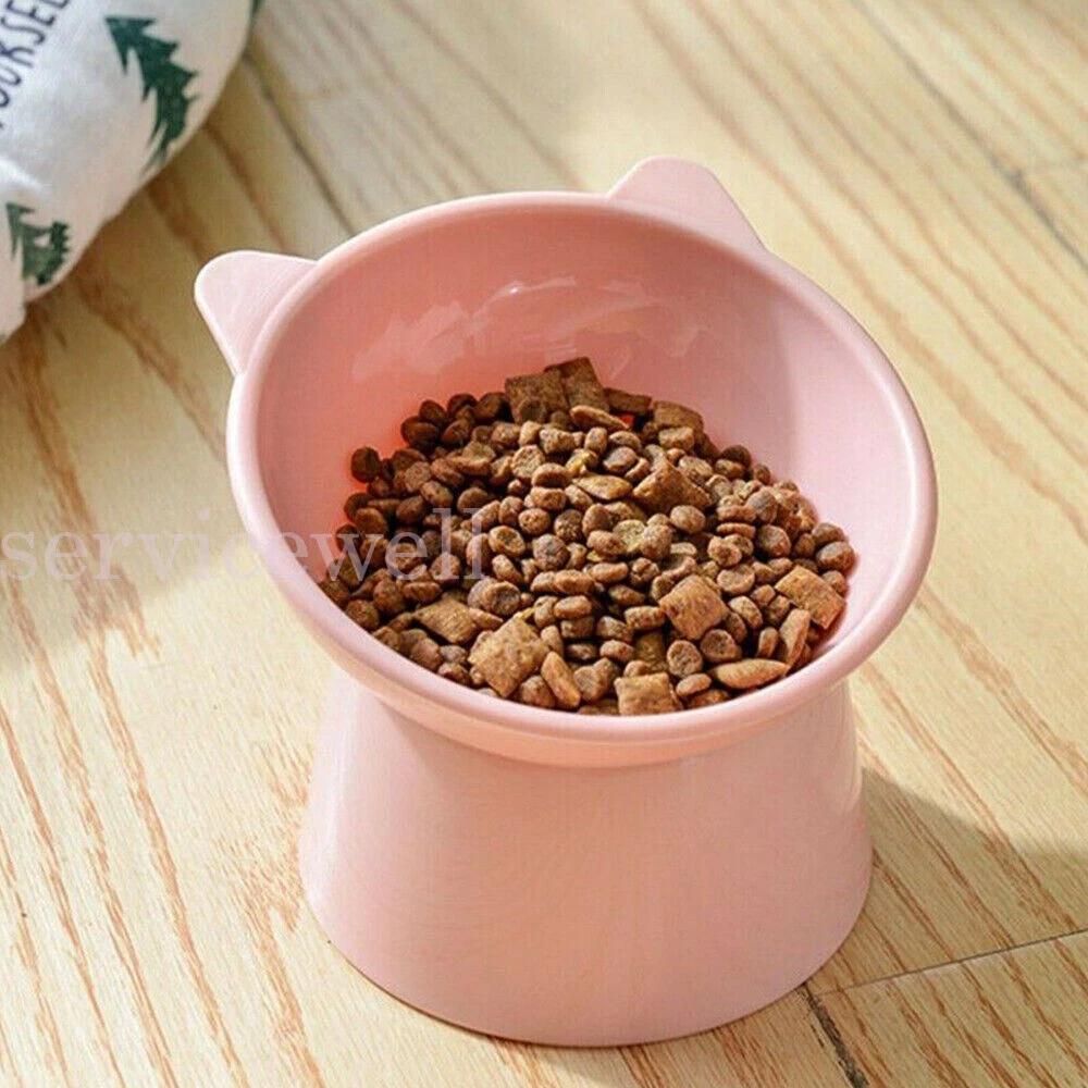 Elevated Pet Bowl Cat Dog Feeder Food Water High-foot Anti Vomiting Tilted Bowl - Image 3