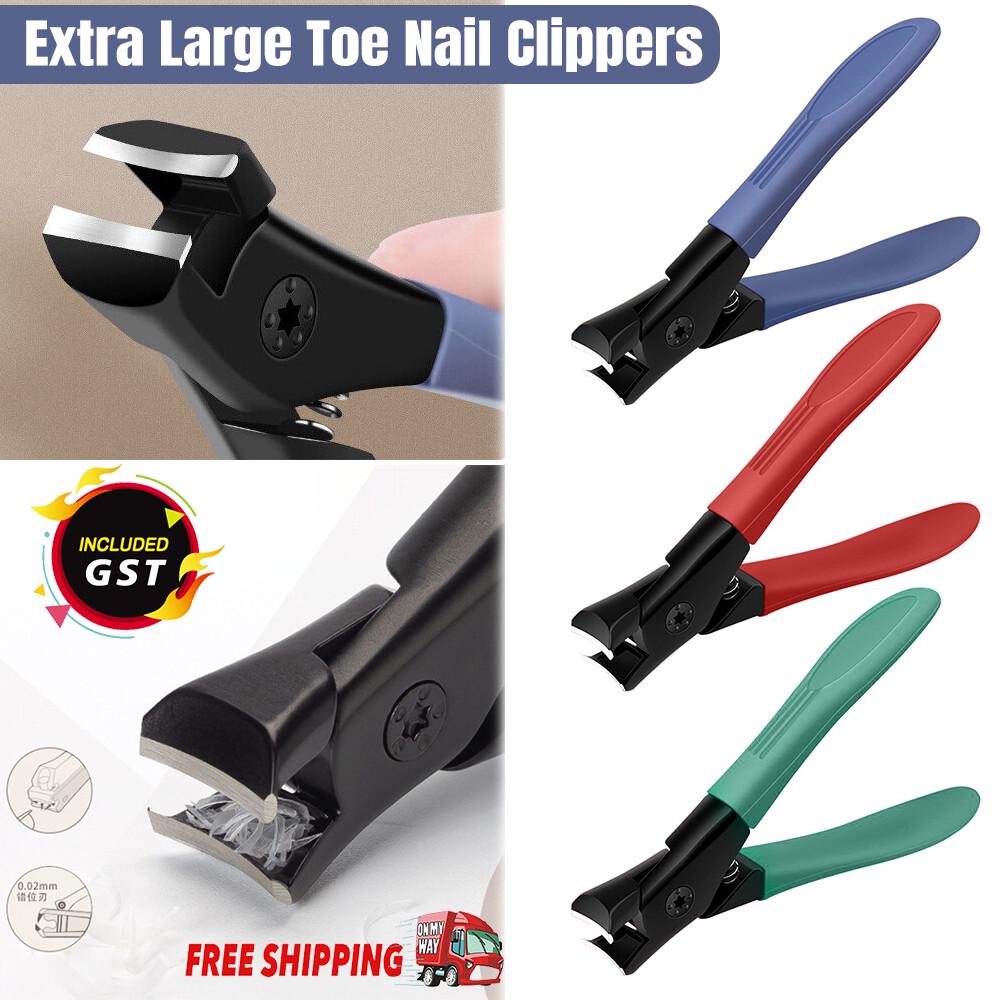 Extra Large Toe Nail Clippers Wide Jaw Opening Nail Cutter Thick Nails Trimmer