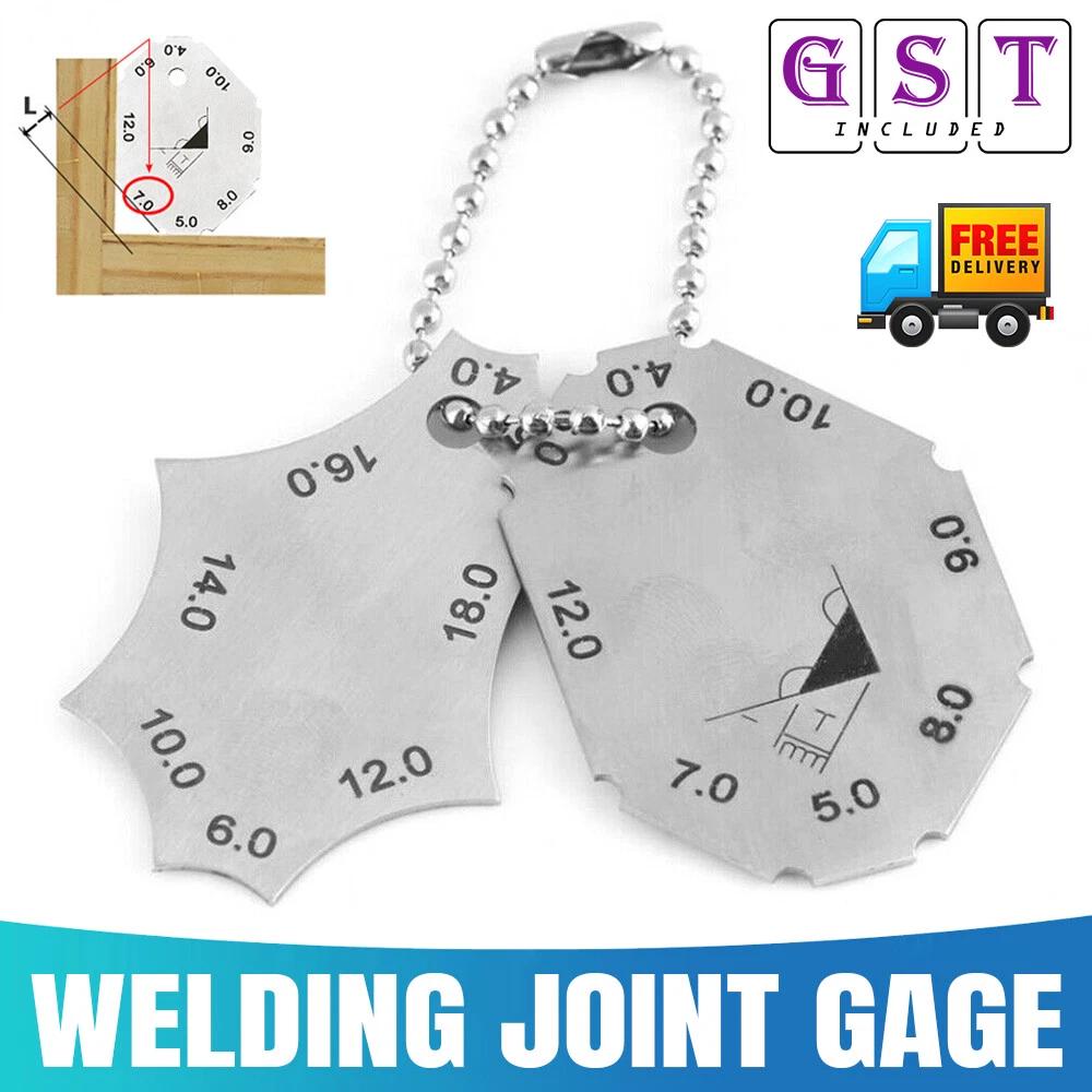 Fillet Welding Gauge Ruler Weld Gage Joint Throat Depth Tee Two-piece AF Length