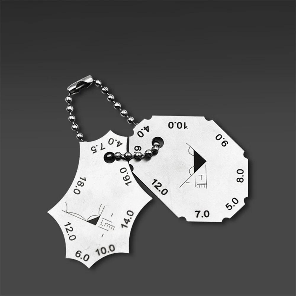 Fillet Welding Gauge Ruler Weld Gage Joint Throat Depth Tee Two-piece AF Length - Image 4