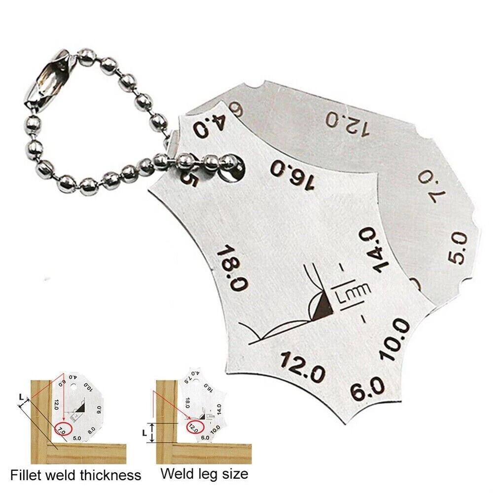 Fillet Welding Gauge Ruler Weld Gage Joint Throat Depth Tee Two-piece AF Length - Image 5