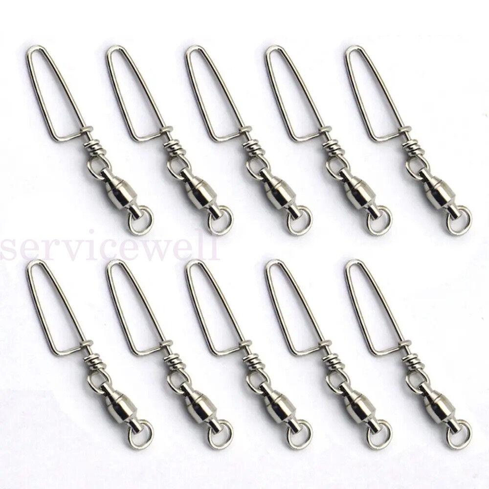Fishing Swivels Ball Bearing Coastlock Snap Stainless Steel Trolling Connector - Image 6