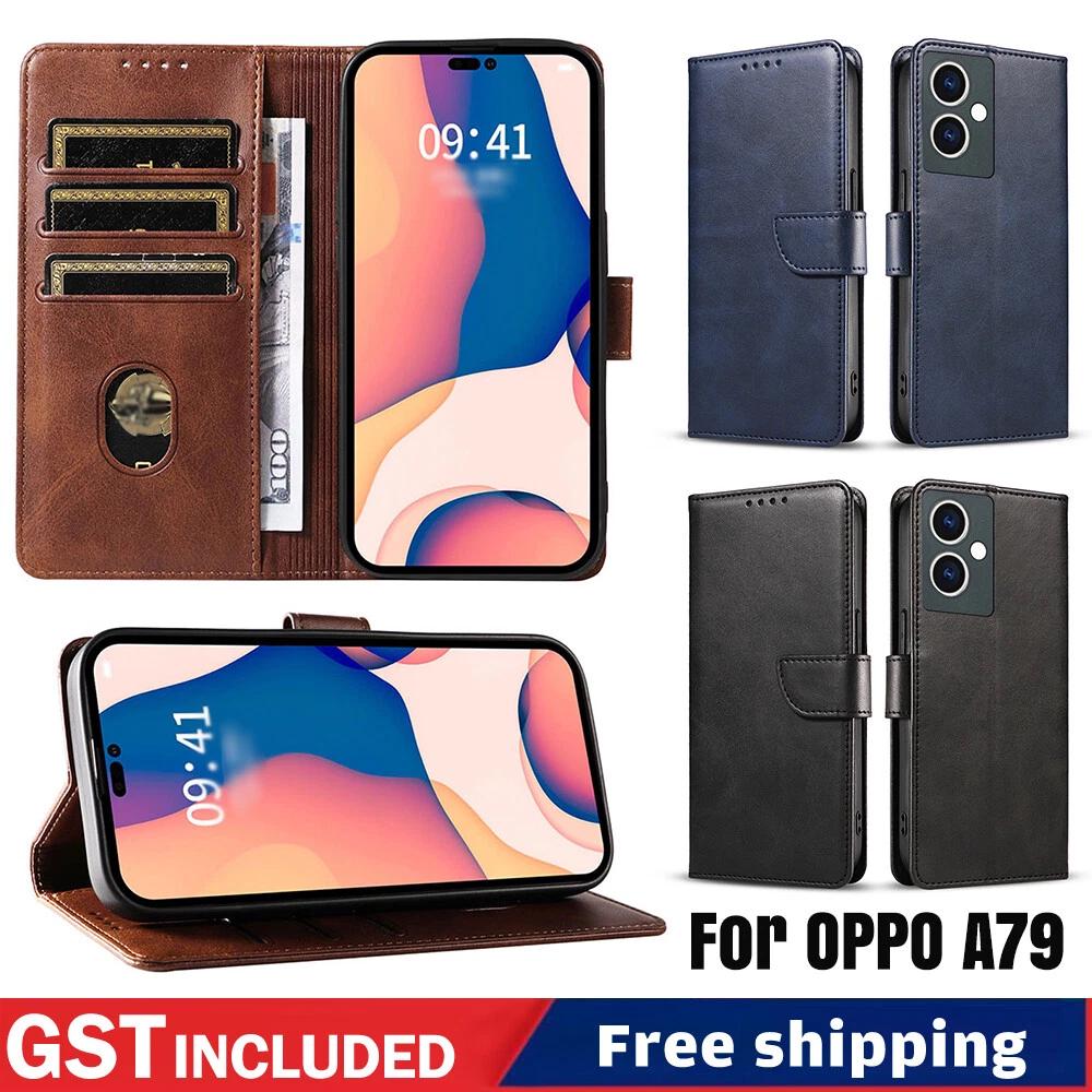 Flip Case Cover For OPPO A79 5G Wallet Leather Card Case Flip Cover Protector AU