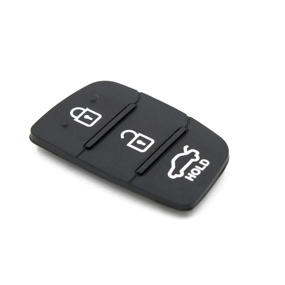 Flip Key Replacement Rubber Keypad For Hyundai Santa Fe iX i20 i30 i40 NEW - Image 2