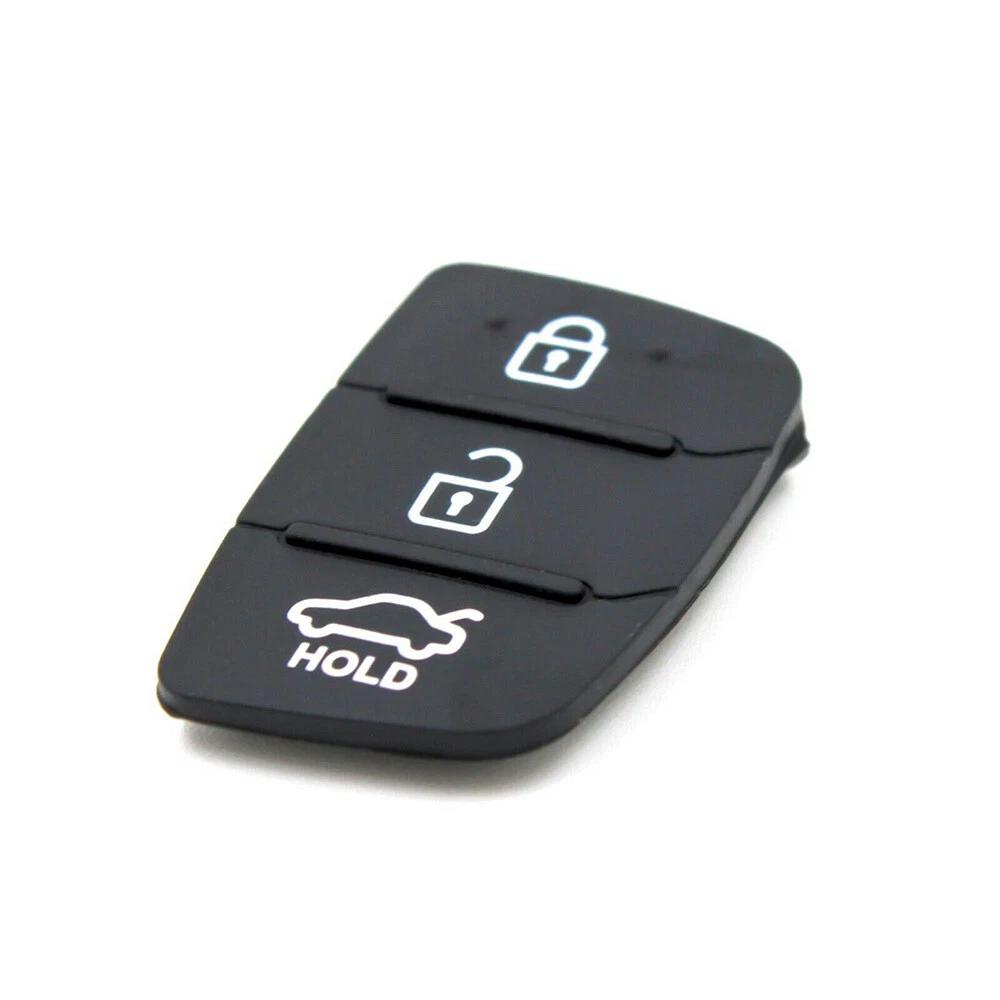 Flip Key Replacement Rubber Keypad For Hyundai Santa Fe iX i20 i30 i40 NEW - Image 4