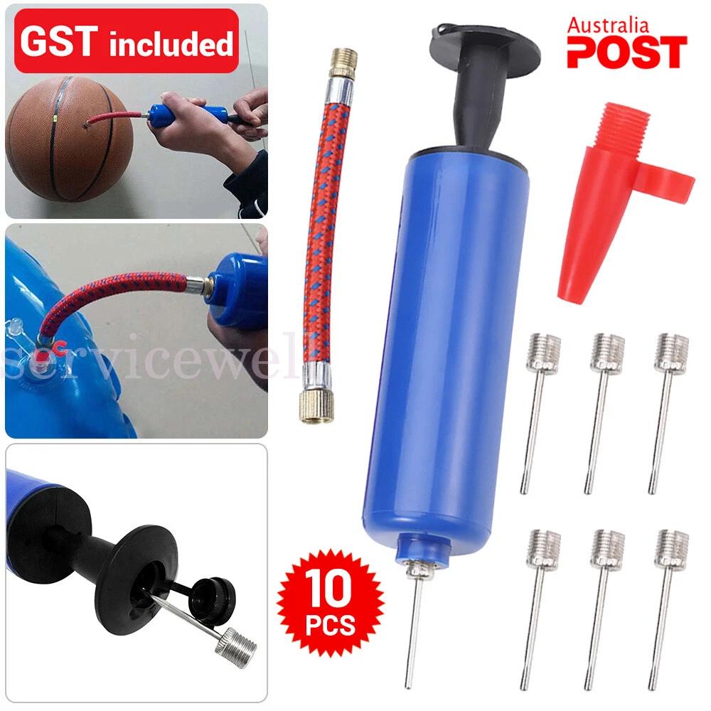 Football Pump Hand Pump With Inflating Needle Adaptor Pump Ball Sports