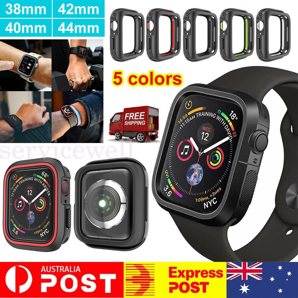 For Apple Watch iWatch Series SE 6 5 4 3 Clear Case Full Cover 38/40/42/44mm