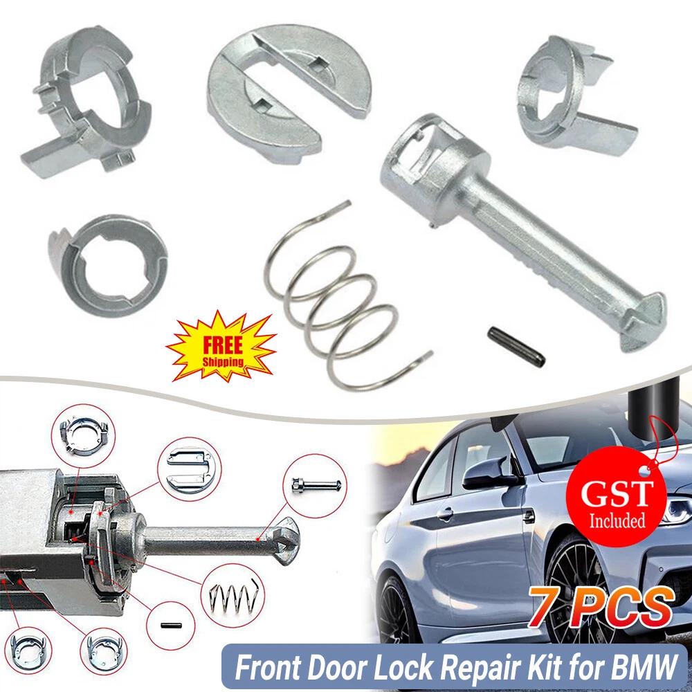 Front Left and Right Door Lock Cylinder Kit Parts for BMW E46 318i 320i 323Ci 325i