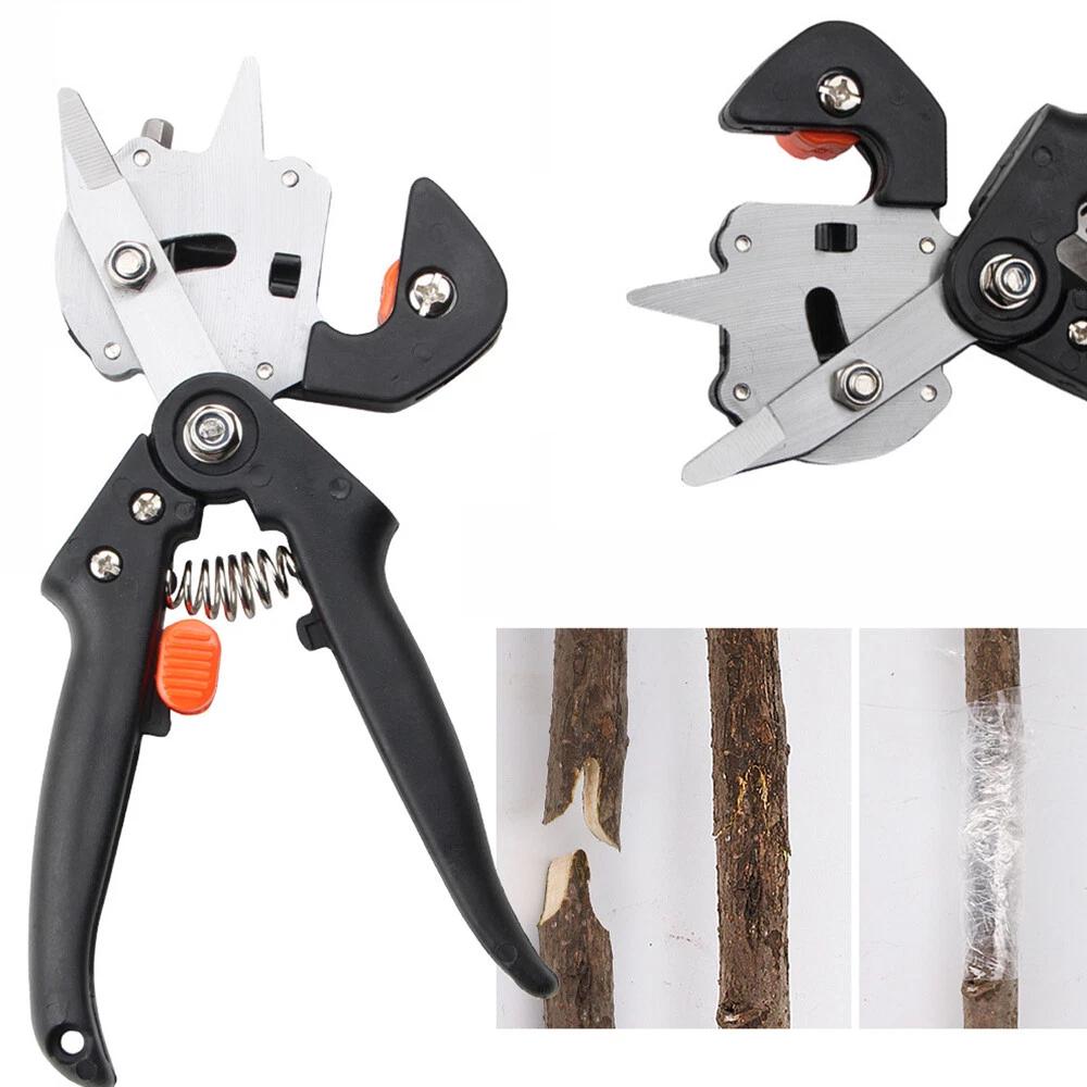 Garden Grafting Tool Set Kit Fruit Tree Pro Pruning Shears Scissor Cutting Tool - Image 4
