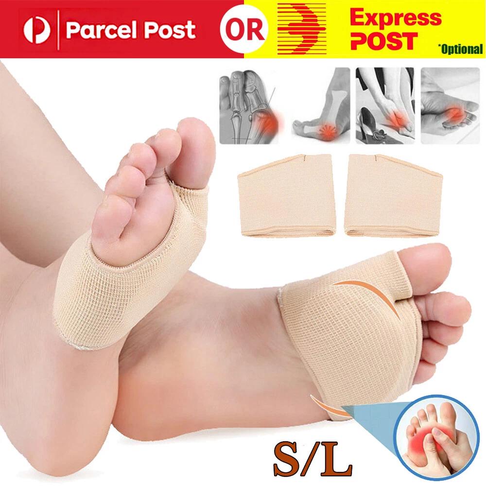 Gel Metatarsal Pads Toe Shoe Insole Sleeve Cushion Ball Of Forefoot Pain Relief