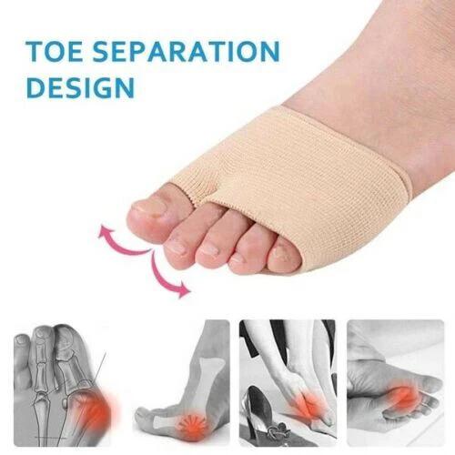Gel Metatarsal Pads Toe Shoe Insole Sleeve Cushion Ball Of Forefoot Pain Relief - Image 2