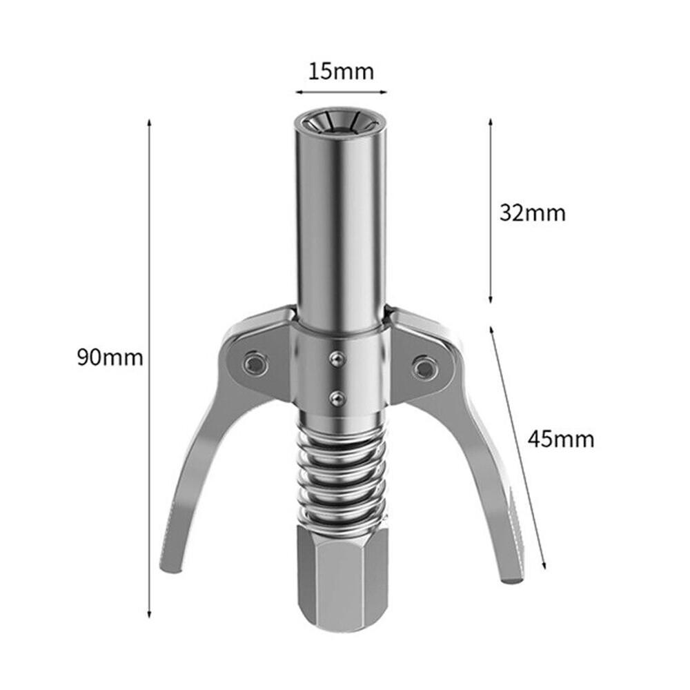 Grease Coupler Quick Release Grease Gun Coupler 30cm Hose Handle 10000PSI +Hose - Image 5