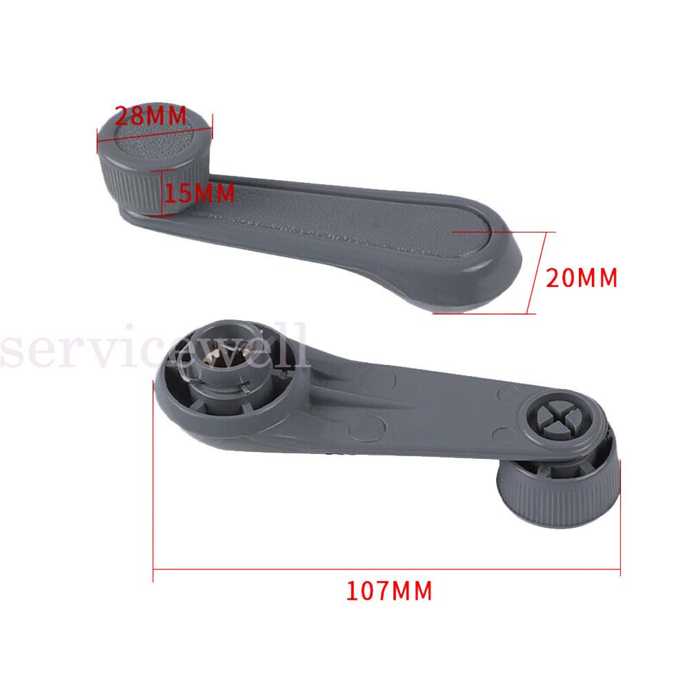 Grey Left and Right Window Winder Handle For Toyota Landcruiser HZJ75 FZJ75 Series - Image 2