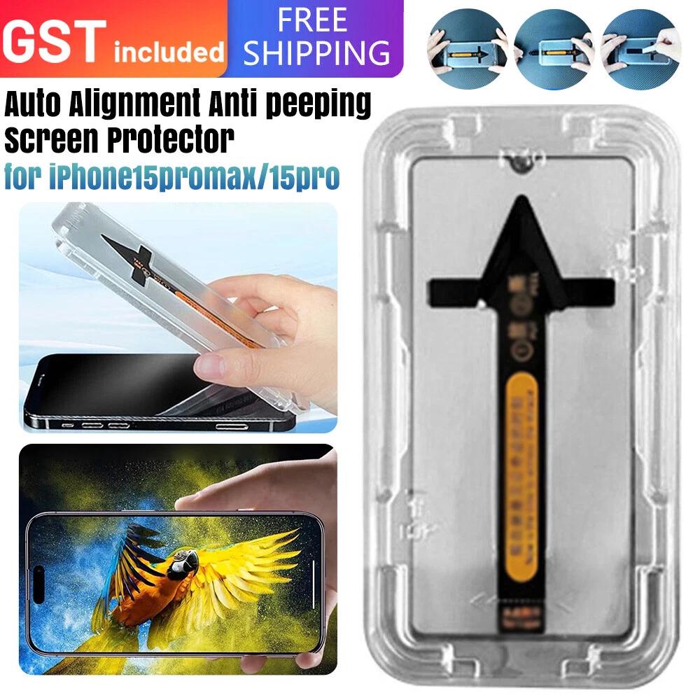 HD Privacy Screen Protector Invisible Artifact Film-Dust Free Without Bubbles