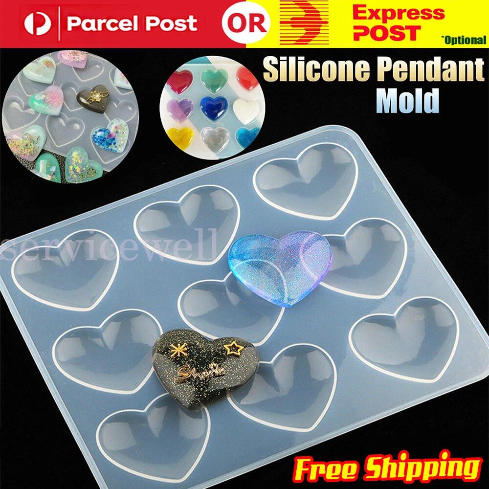 Heart Silicone Mould Cake Ice Tray Jelly Candy Cookie Baking Cake Craft Mold
