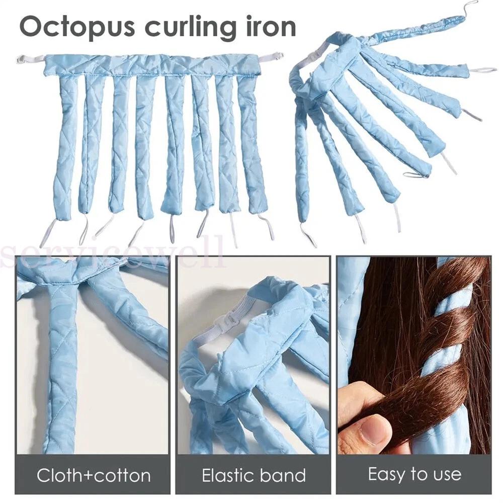 Heatless Curling Rod Headband Lazy Curler Hair Curls Ribbon DIY Hair Styling AU - Image 3