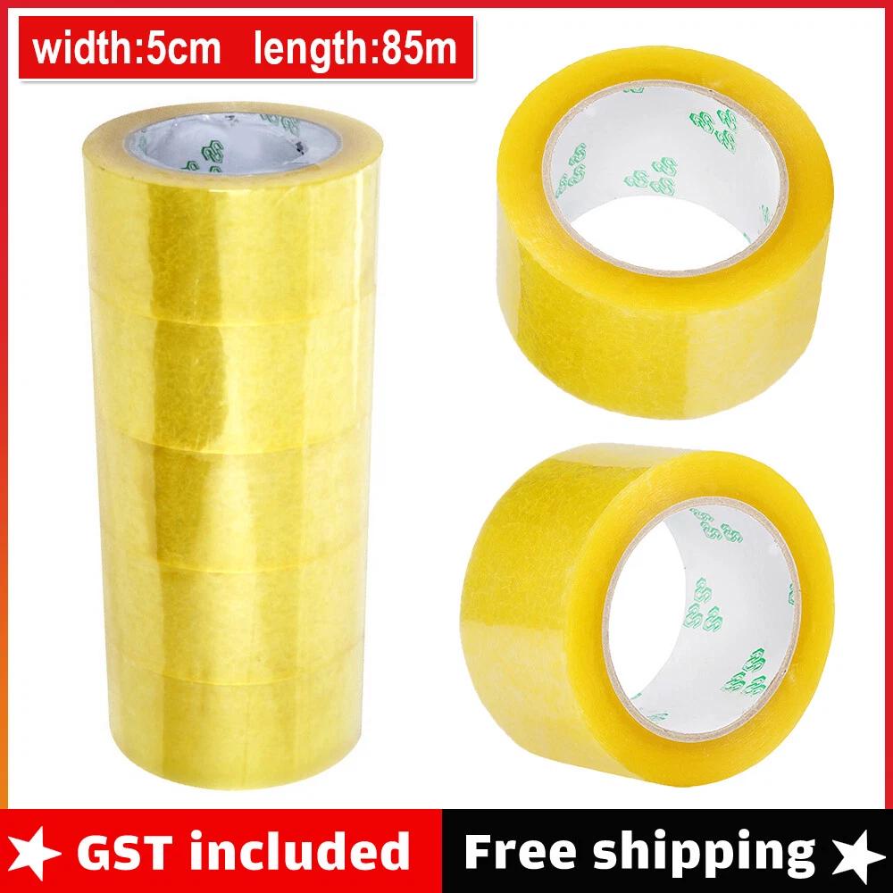 Heavy Duty Super Clear Packing Tape Packaging Sticky Sealing Tape 50mm 85M