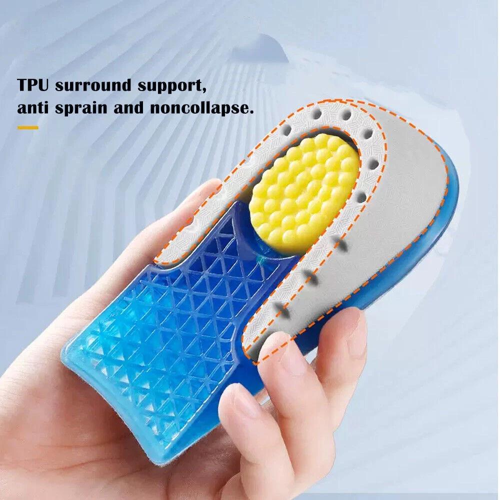 Height Increase Insole TPE Silicone Gel Heighten Lift Half Shoes Pad Men Women - Image 5