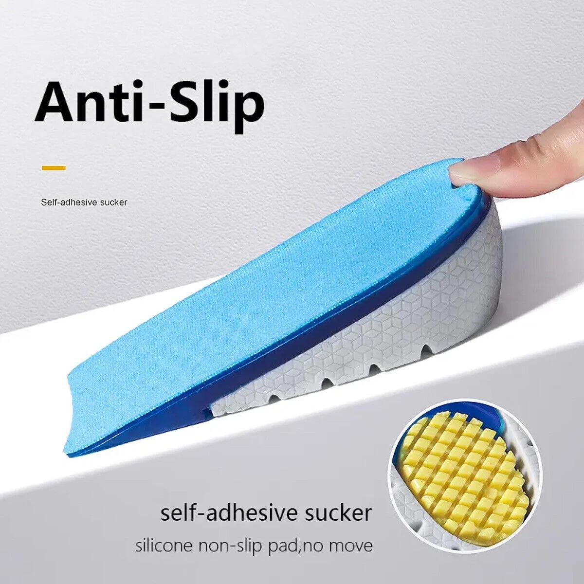 Height Increase Insole TPE Silicone Gel Heighten Lift Half Shoes Pad Men Women - Image 6