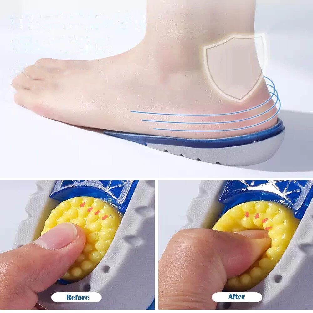 Height Increase Insole TPE Silicone Gel Heighten Lift Half Shoes Pad Men Women - Image 2
