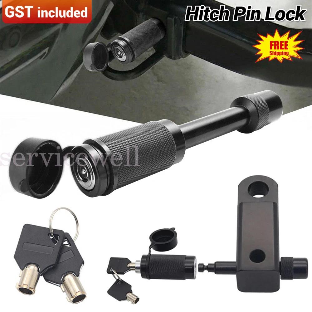 Hitch Pin Lock Receiver Tow Bar Ball Security S type Caravan Trailer Anti Theft