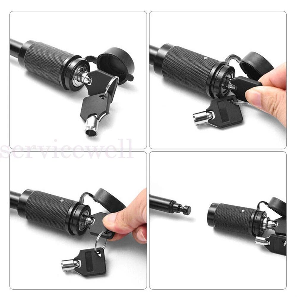 Hitch Pin Lock Receiver Tow Bar Ball Security S type Caravan Trailer Anti Theft - Image 3