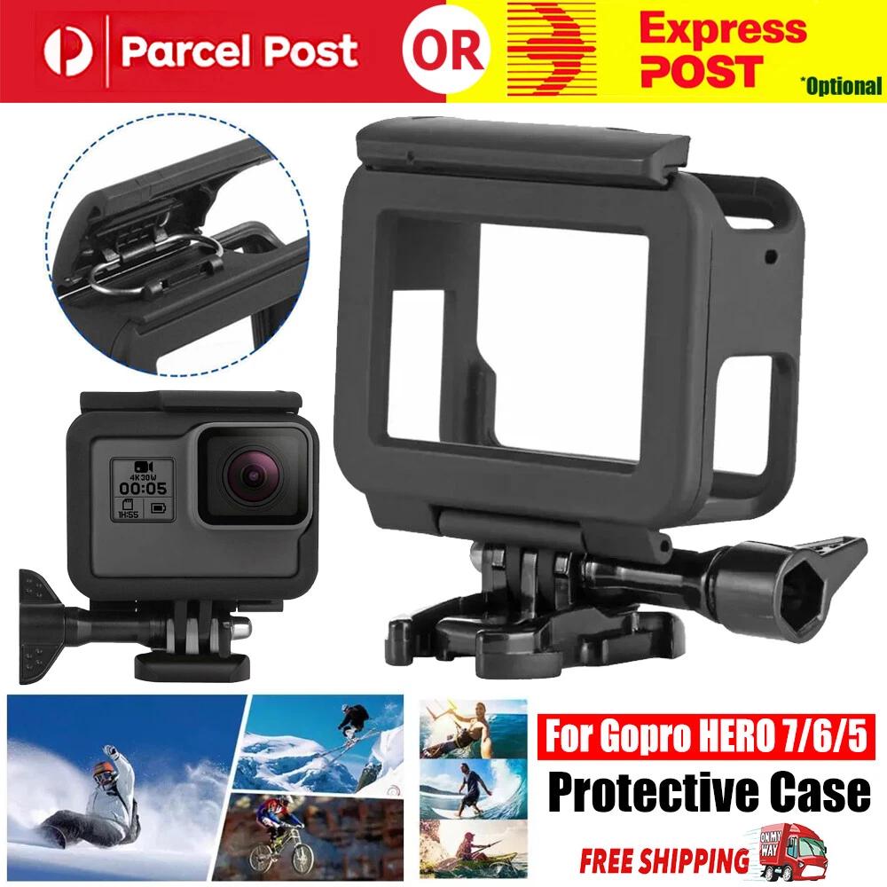 Housing Border For GoPro Hero 7/6/5 Protective Shell Case With Socket and Screw AU