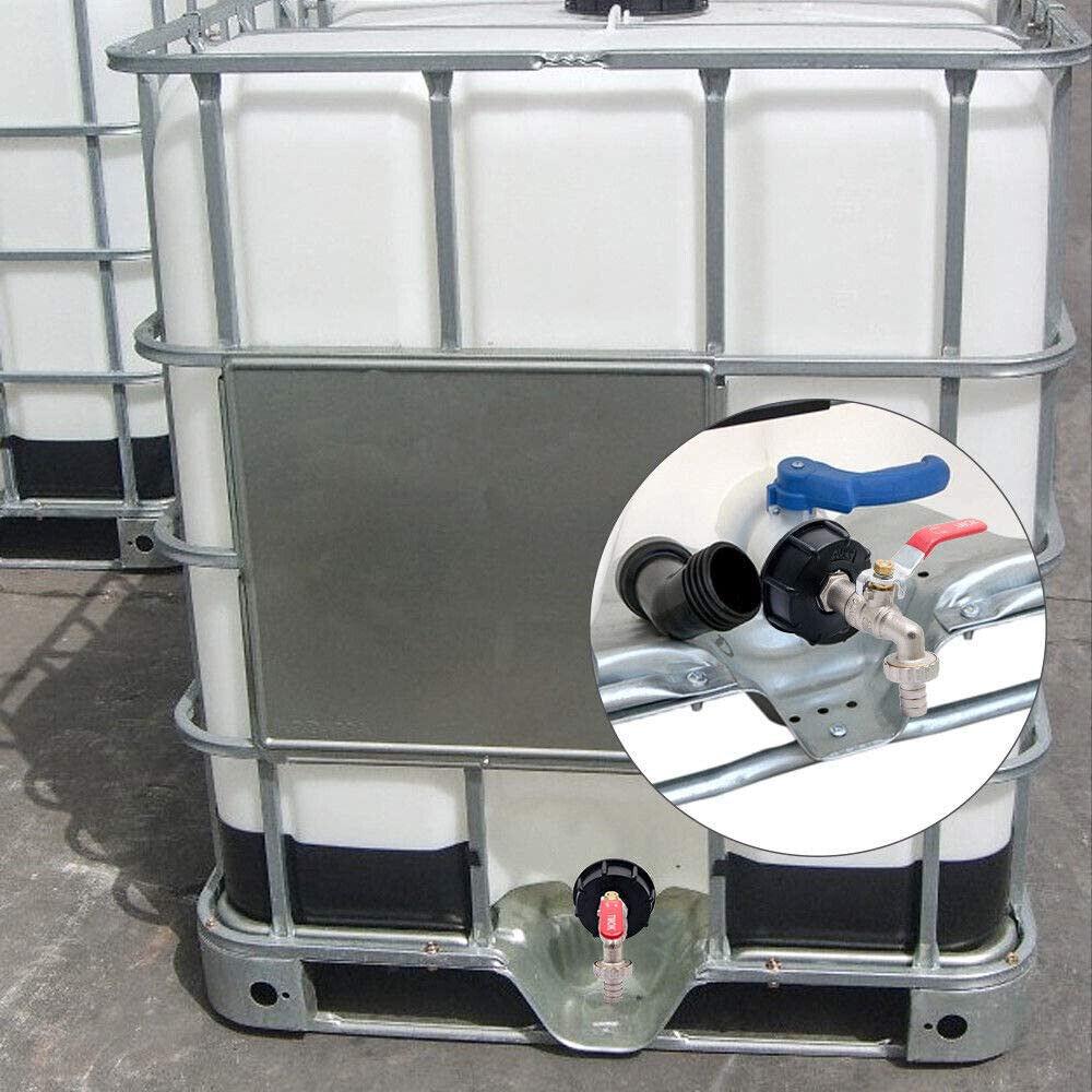 IBC Tank Adapter S60X6 Brass Garden Tap With 1/2 Hose Outlets Fitting Tools AU - Image 4