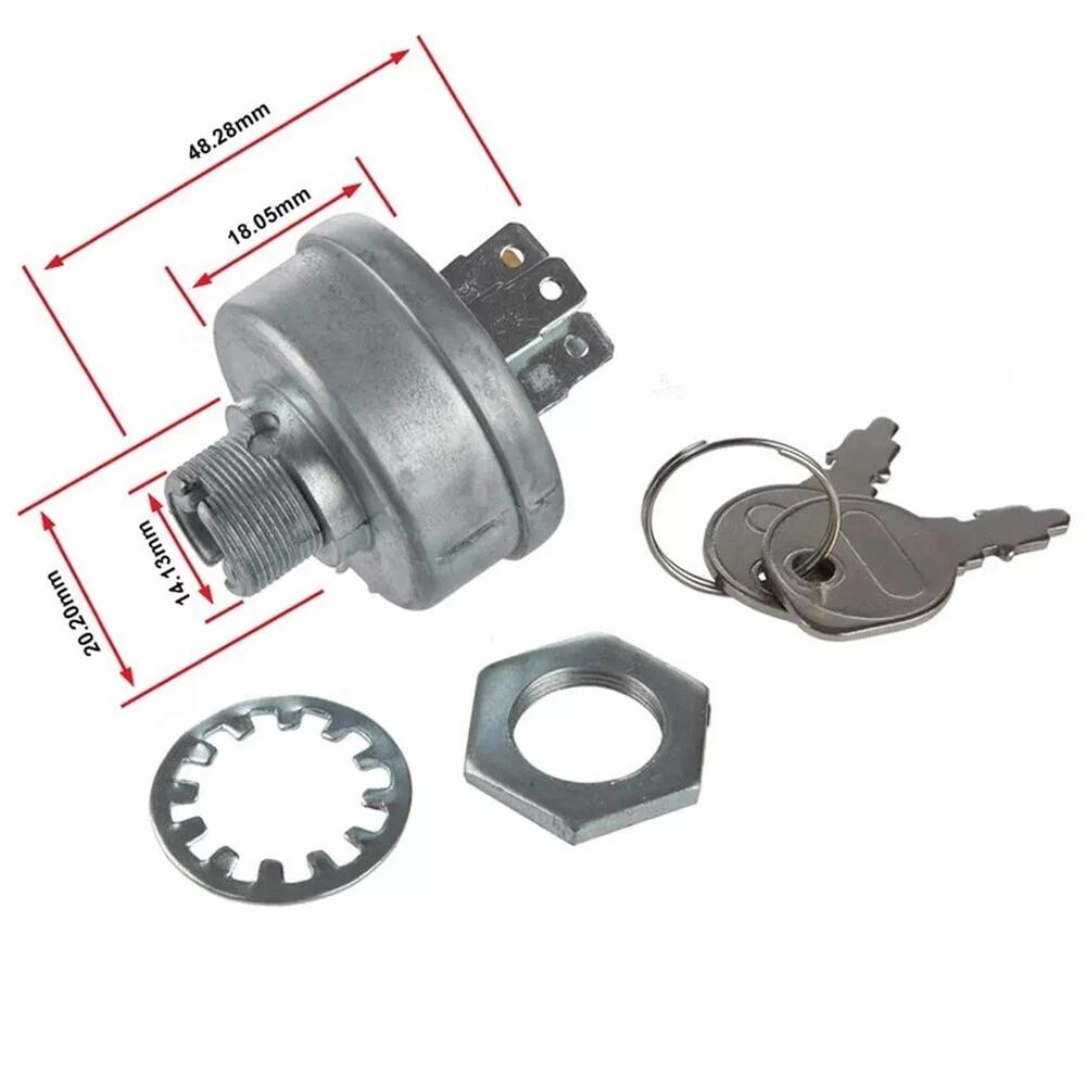 Ignition Starter Switch +2 Keys Fits For 725-0267 925-0267 Ride On Tractor Mower - Image 7