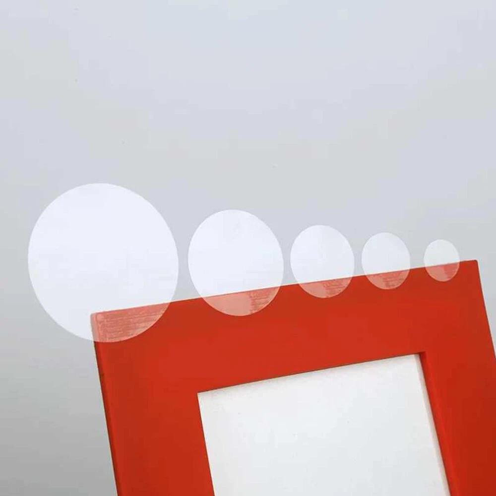 Labels Seal Clear Round Transparent Stickers Circle Adhesive Sticky Dot Tape