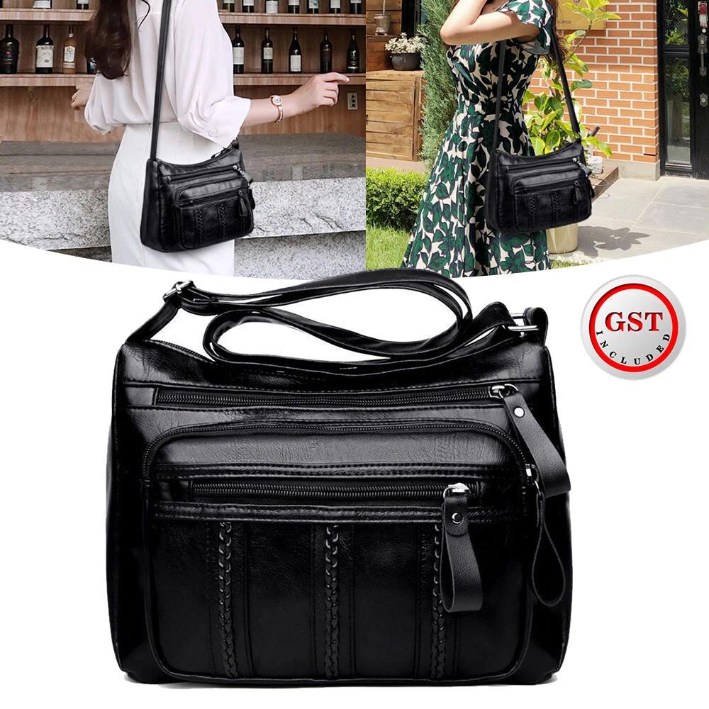 Ladies Cross Body Messenger Bag Women Shoulder Over Bags Handbags Soft Phone Bag
