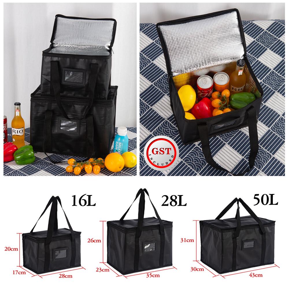 Large Food Delivery Insulated Bags Pizza Takeaway Thermal Warm Cold Bag Ruck Hot