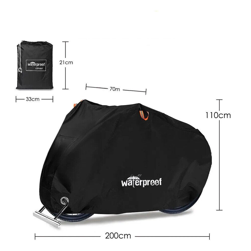 Large Waterproof Outdoor Motorcycle Motorbike Cruiser Scooter Motor Bike Cover - Image 7
