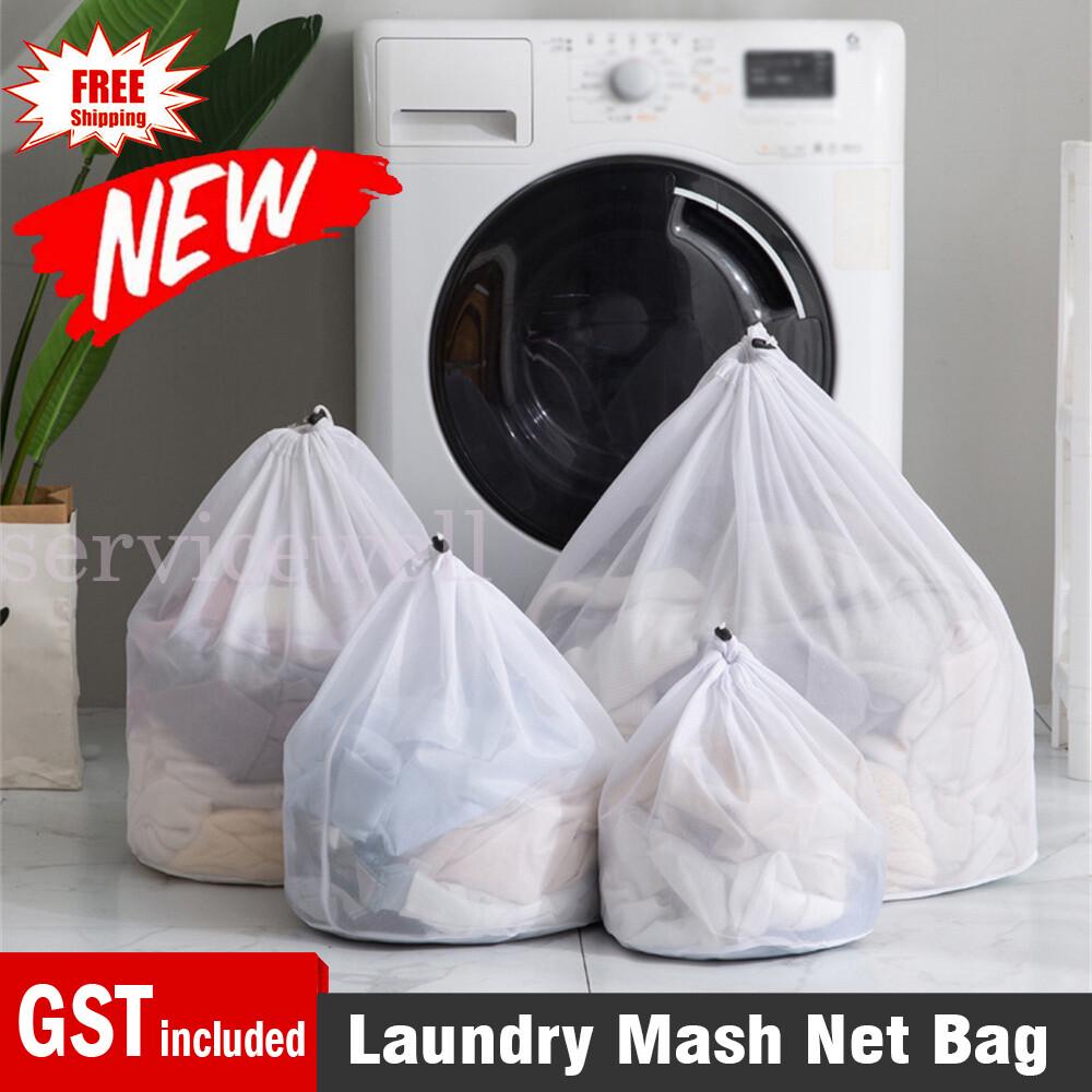 Laundry Washing Mesh Net Bag Drawstring Delicate Cloth Cleaning Clothes Lingerie