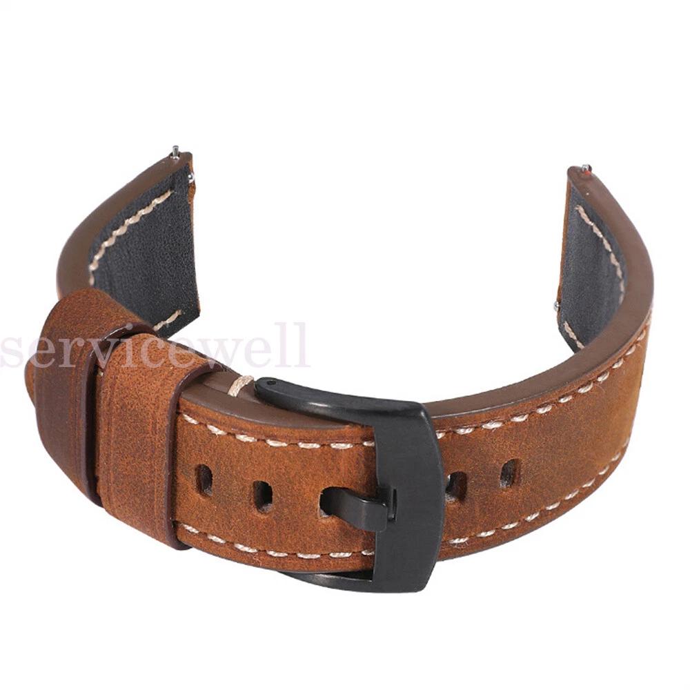 Leather Band Strap For Samsung Watch 6 5 4 40/44mm 6 Classic 42/46mm S3 - Image 7