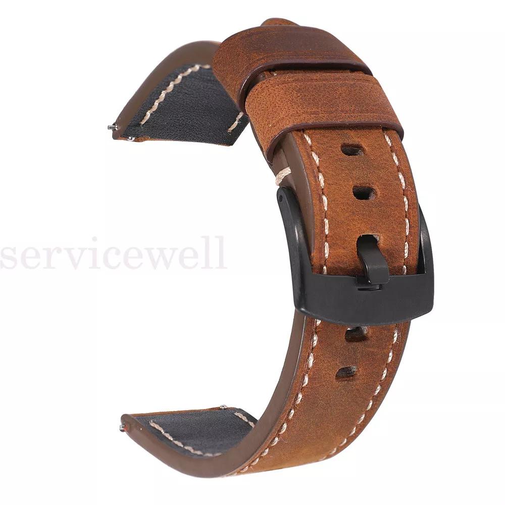 Leather Band Strap For Samsung Watch 6 5 4 40/44mm 6 Classic 42/46mm S3 - Image 4