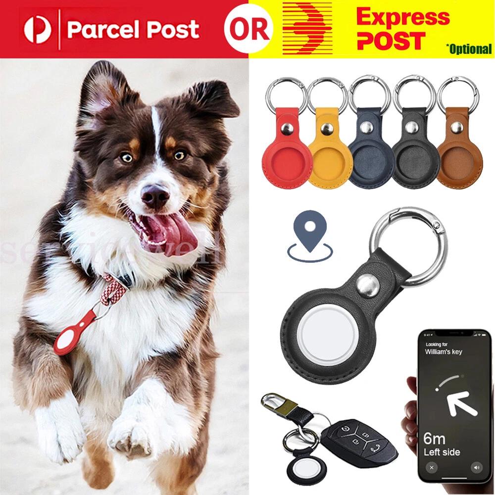 Leather Case For Apple AirTag Cover AirTags Location Tracker Sleeve Shell Skin