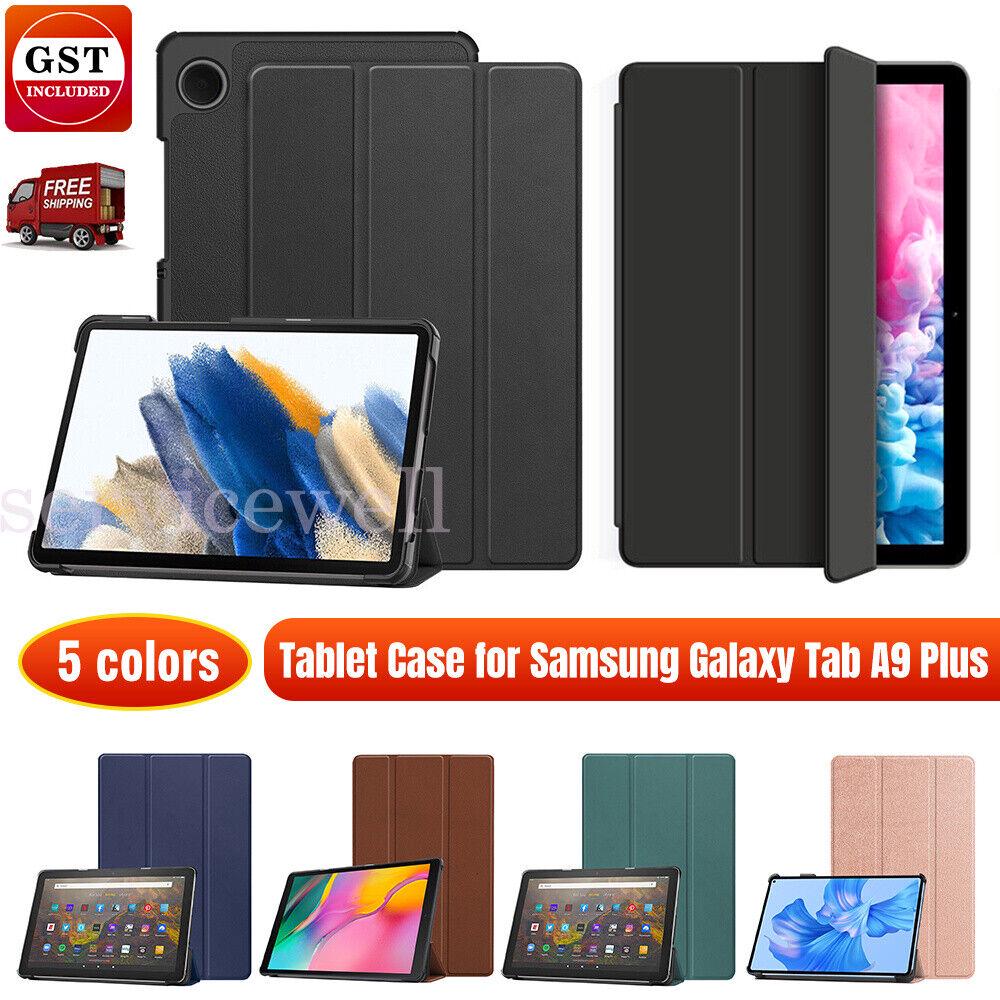 Leather Stand Flip Smart Cover Case For Samsung Galaxy Tab A9 Plus S9 FE +