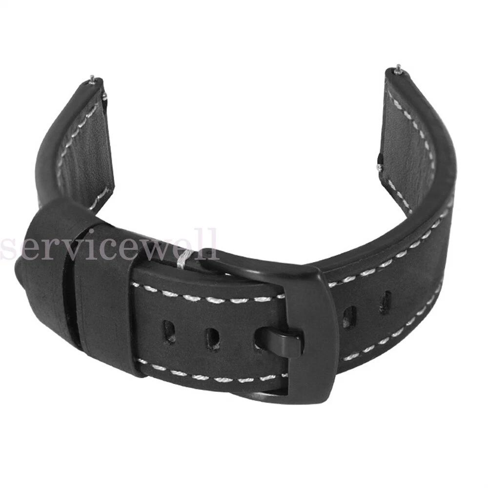 Leather Wrist Band Strap for Samsung Galaxy Watch 46mm / 3 45mm/ Gear S3 - Image 4