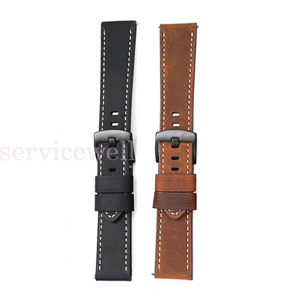 Leather Wrist Band Strap for Samsung Galaxy Watch 46mm / 3 45mm/ Gear S3 - Image 7