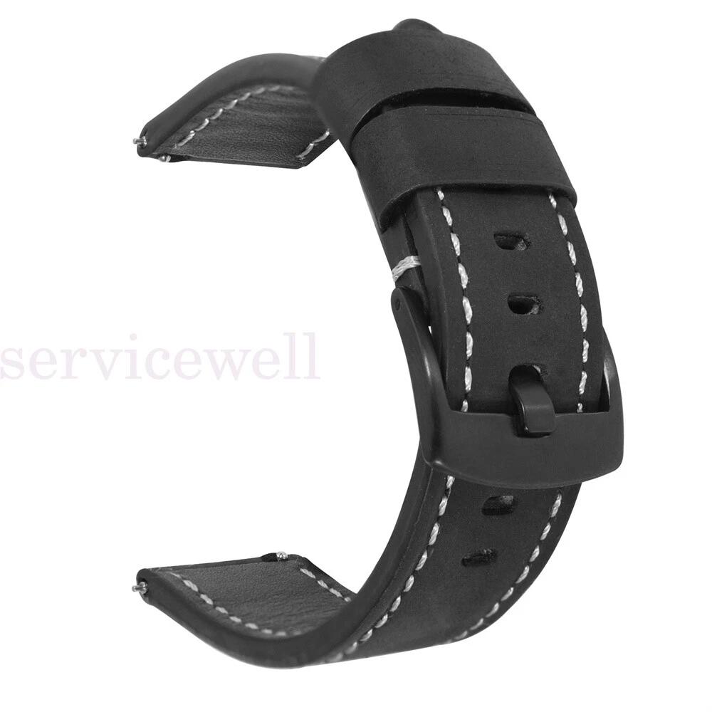 Leather Wrist Band Strap for Samsung Galaxy Watch 46mm / 3 45mm/ Gear S3 - Image 3