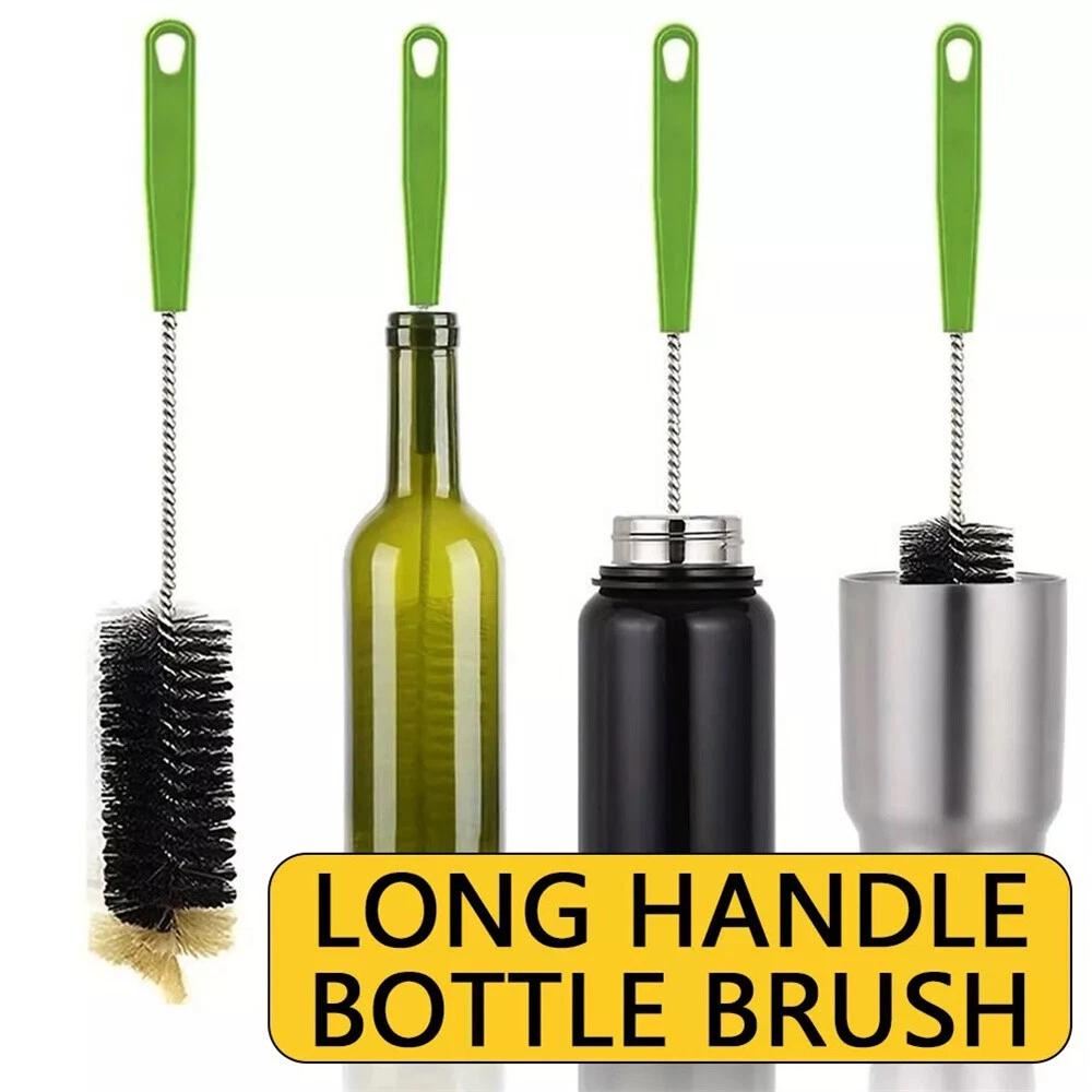 Long Handle Bottle Brush Cleaning Brush Scrubbing Tool Cup Brush Kettle Brush OZ - Image 4