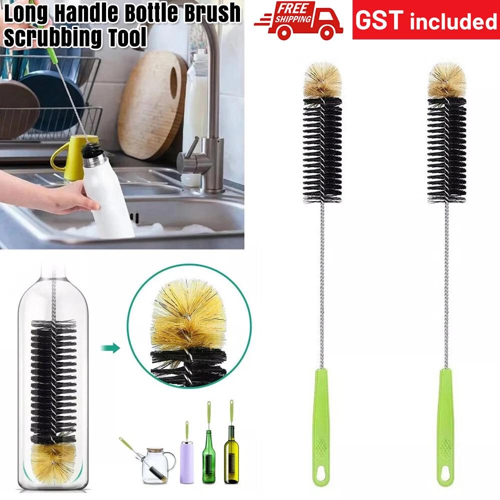 Long Handle Bottle Brush Cleaning Brush Scrubbing Tool Cup Brush Kettle Brush OZ