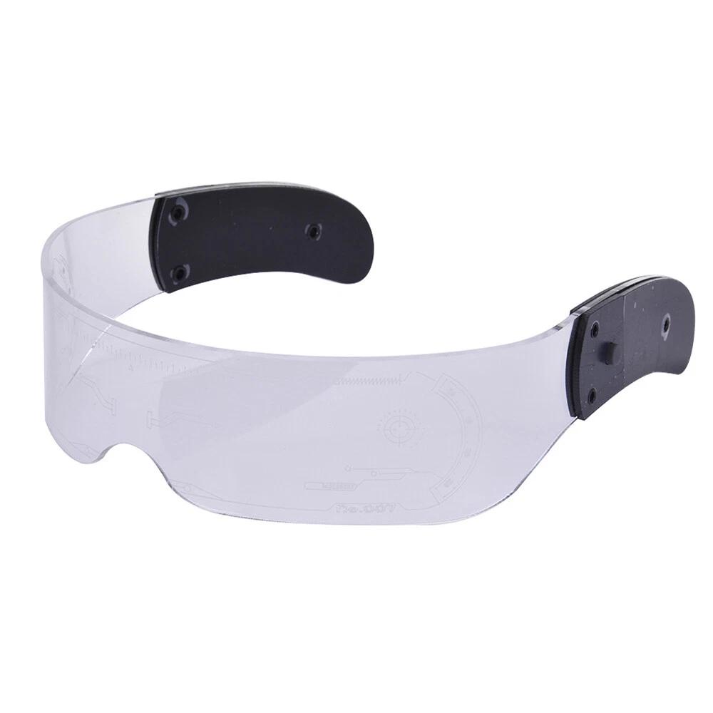 Luminous Glasses LED Futuristic Light Up Visor Eyeglasses for Costume Neon DJ AU - Image 4