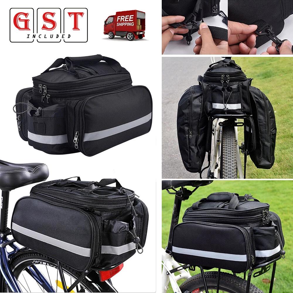 MTB Cycling Bicycle Bike Bag Rack Back Rear Seat Tail Carrier Trunk Pannier