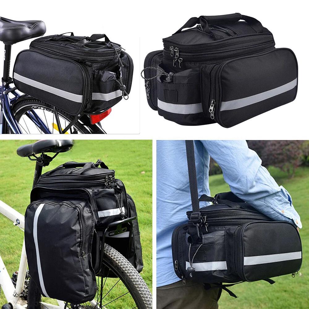 MTB Cycling Bicycle Bike Bag Rack Back Rear Seat Tail Carrier Trunk Pannier - Image 4
