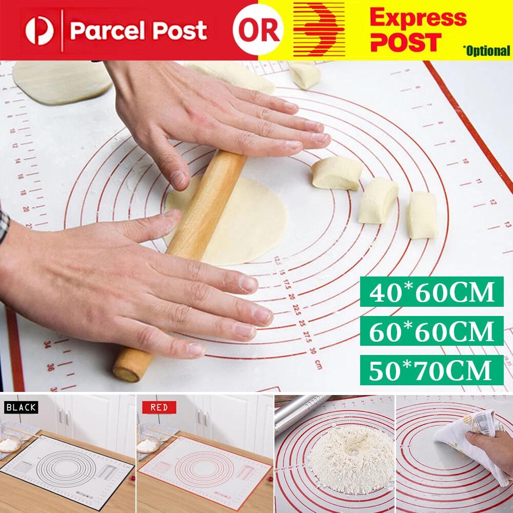 M/L/XL Kitchen Silicone Rolling Cake Dough Mat Pastry Clay Fondant Baking Sheet