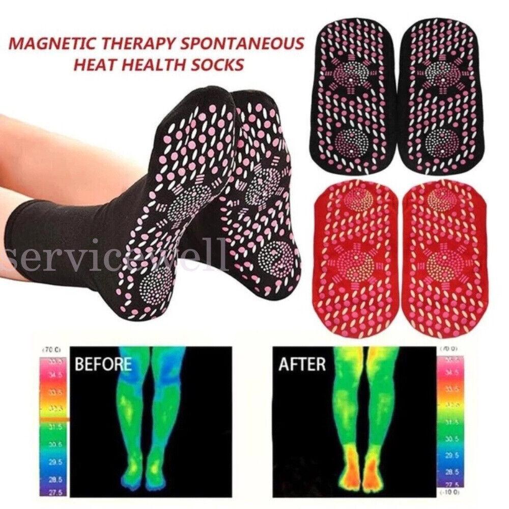 Magnetic Socks Therapy Comfortable Self-Heating Health Care Tourmaline Warm Sock - Image 5